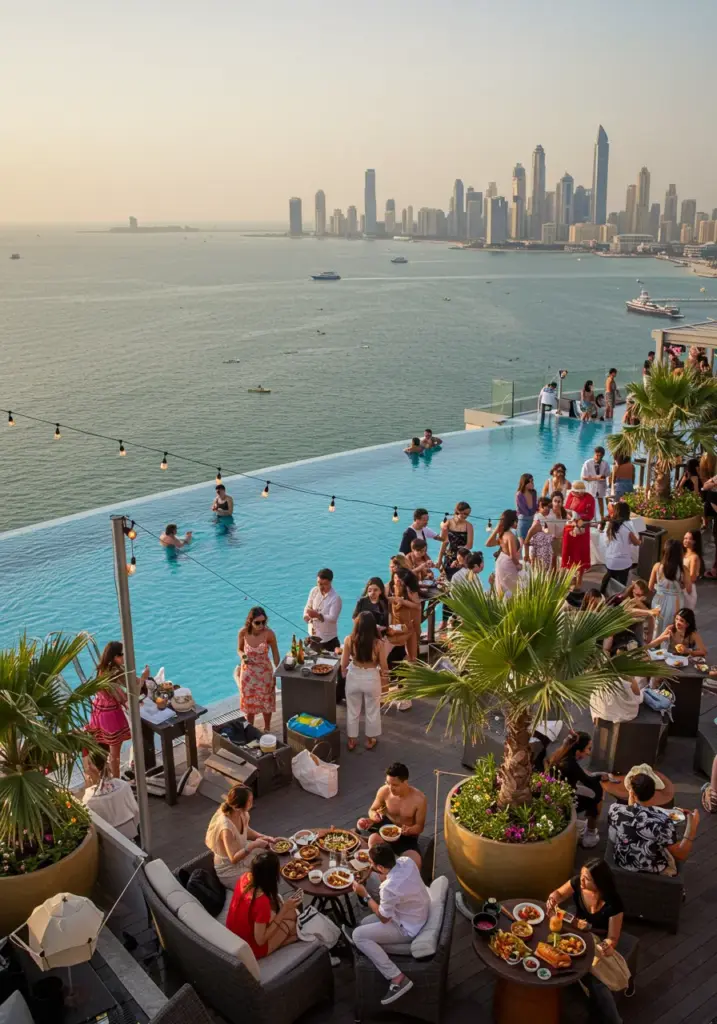 ZETA Seventy Seven
Stylish rooftop parties, Asian food, infinity pool brunches.