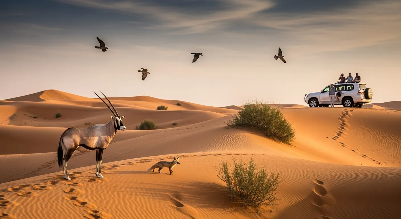 Dubai Desert Safari Wildlife Rare Animal Sightings Safari Tips