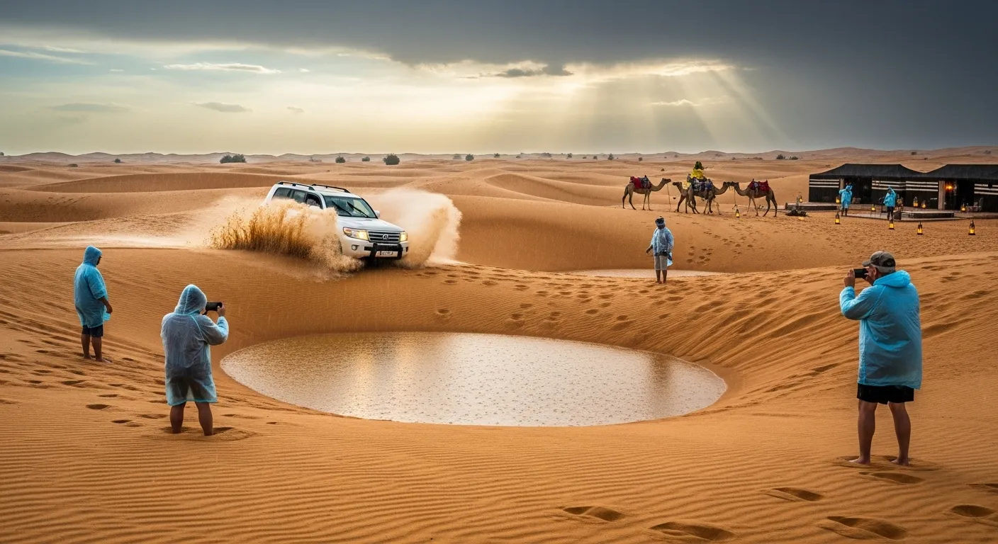 Dubai Desert Safari in Rain Safety Tips