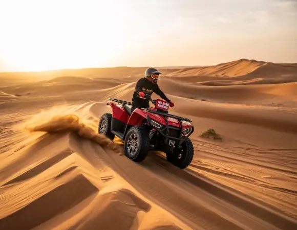 Top 5 Tips for Your First Quad Bike Ride in Dubai Adventure