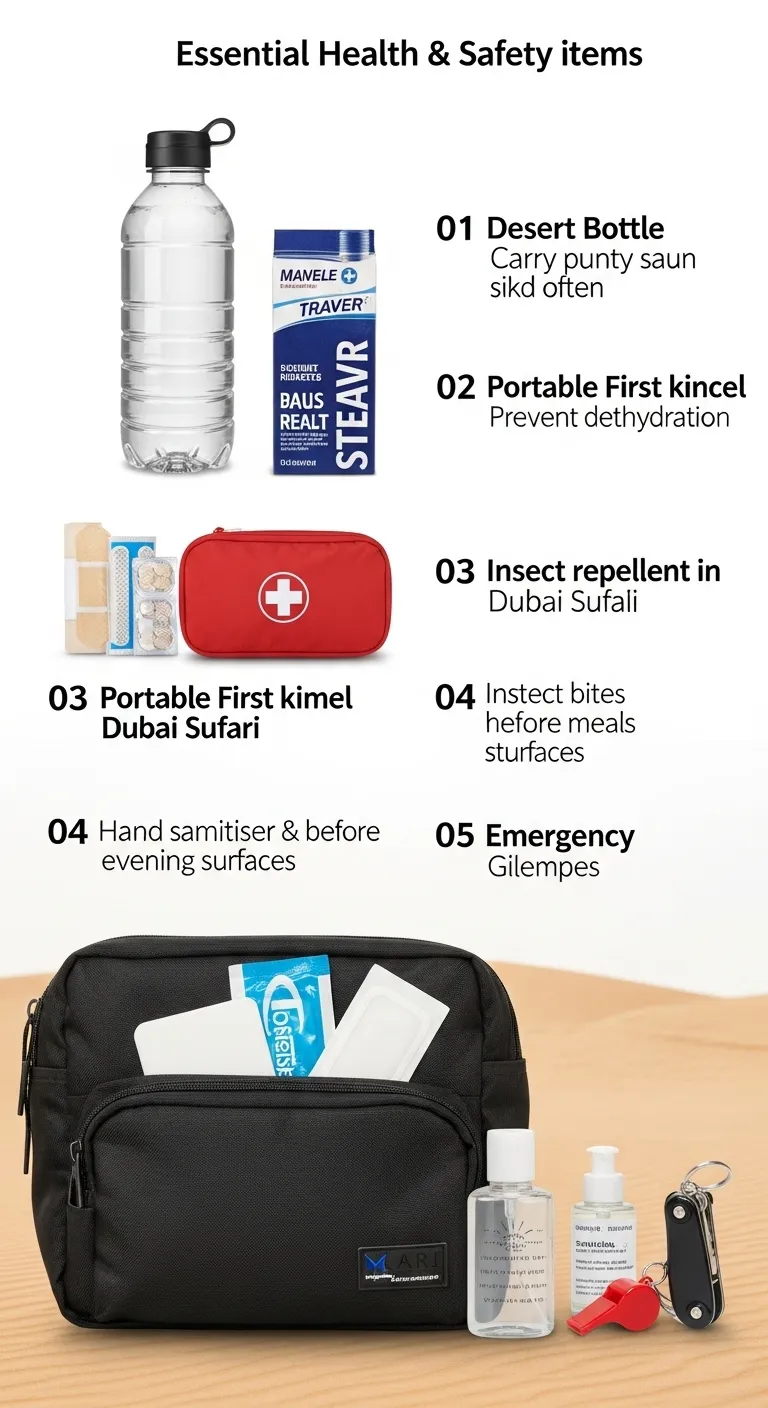 Health and safety essentials for Dubai desert safari travel