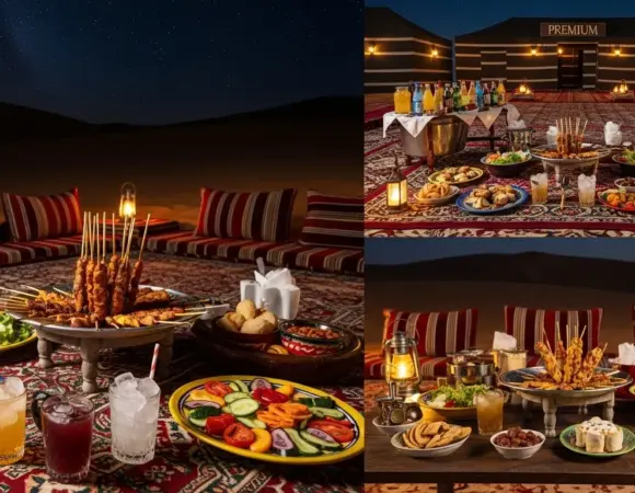 Food & Drinks on Desert Safari Dubai