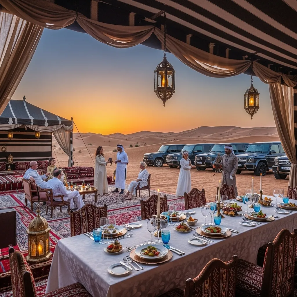 Luxury premium and private desert safari experience in Dubai