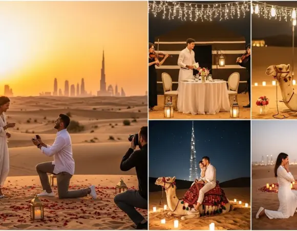 Desert Safari Dubai Proposal Ideas, Romantic & Memorable