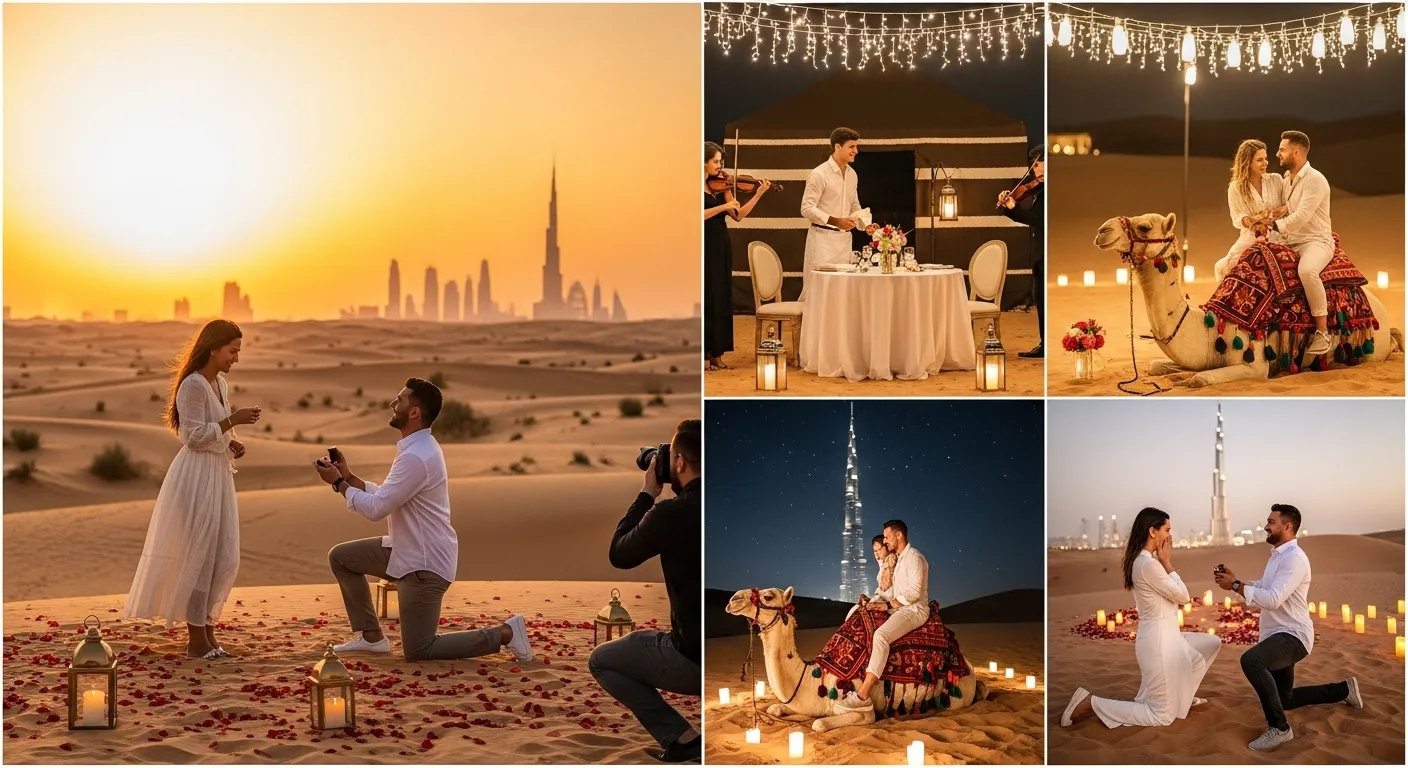Romantic Proposal Ideas During Desert Safari