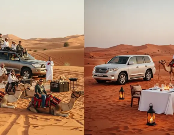 Shared vs Private Desert Safari Dubai