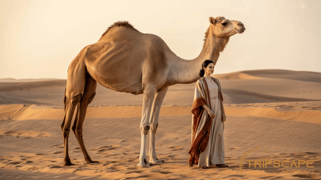 Camel-Side Elegant Shot