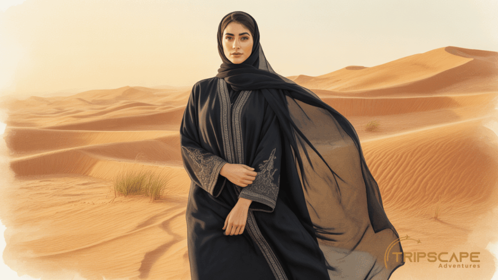 Emirati Woman in Abaya