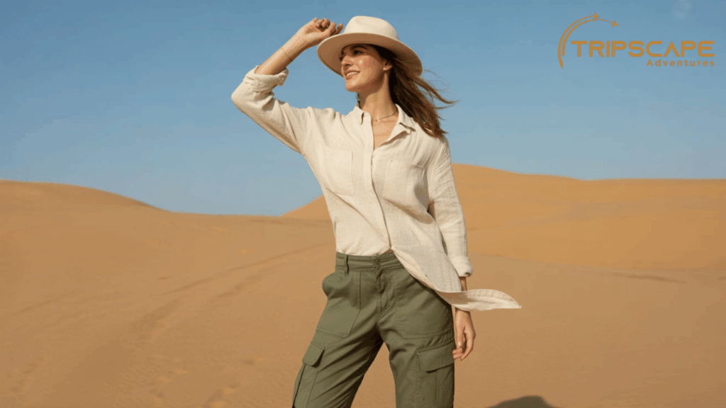 Linen Shirt + Cargo Pants