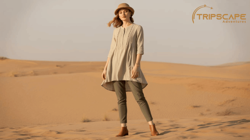 Modest Tunic + Slim Pants