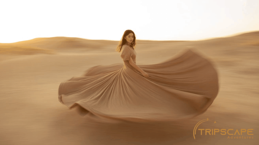 Motion Shot with Dress Spin